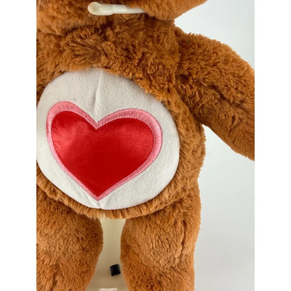Build-A-Bear Care Bears Tenderheart Bear Plush Red Heart Belly Retired